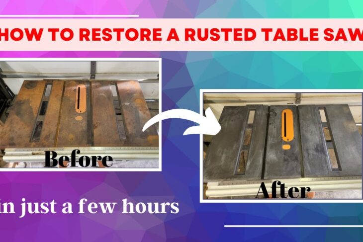 Woodworking Wonders: Reviving a Rusted Ridgid Table Saw